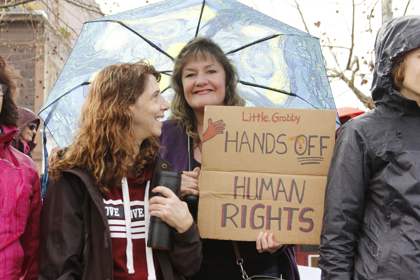 Signs seen at Women's March Napa Valley